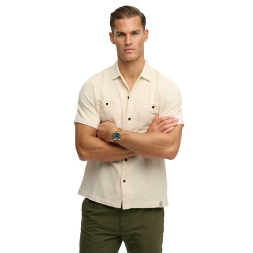 Superdry Merchant Textured Short Sleeve Shirt